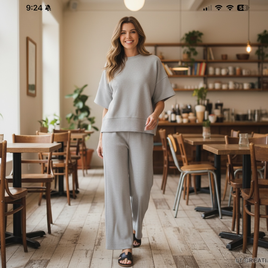 Zenana Ribbed Set