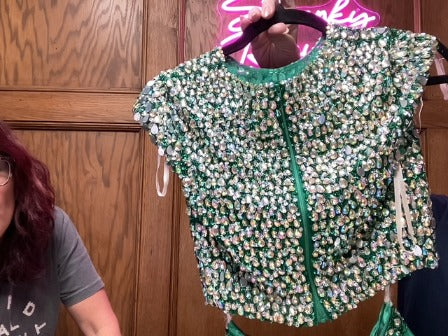 Green Mcouture dress, 4