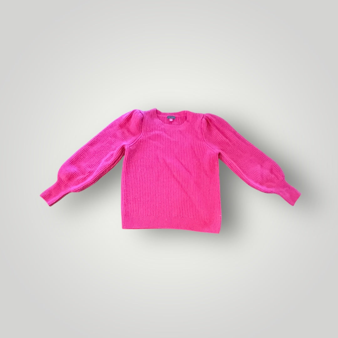 Vince Camuto Hot Pink Puff Sleeve Sweater Size Medium