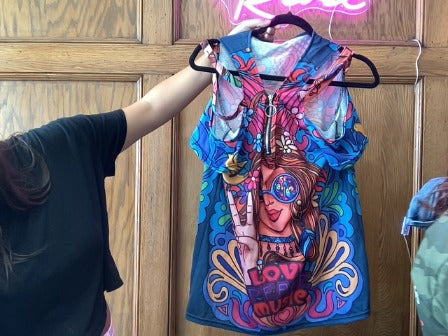 Multi color No Brand Women-Tops, Med
