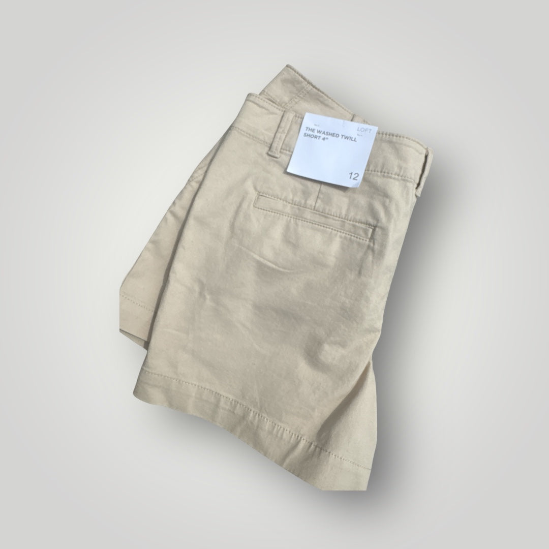 Loft Khaki Shorts Classic Fit size 12
