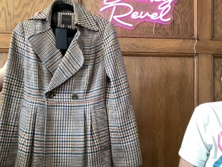 Tan/Brown/blue The Limited Women Jacket, Medium