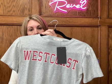 Grey West Coast Women-Tops, Small
