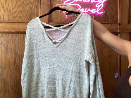 light grey perfectly soft Women-Tops, XL
