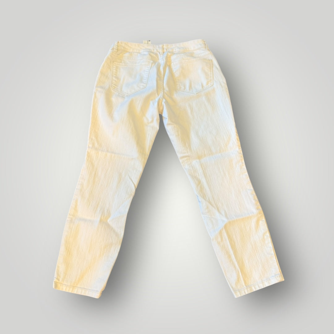 Joe’s Jeans Size 8 Slim Fit White Denim