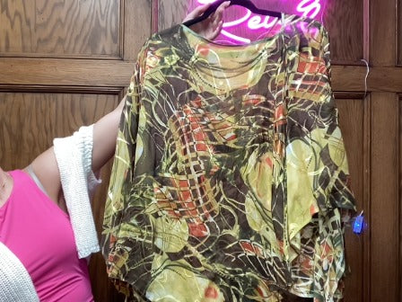 Multi Moss Women-Tops, No Size