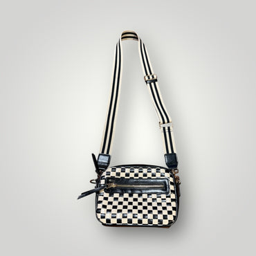 Universal Thread Woven Checkerboard Crossbody Bag