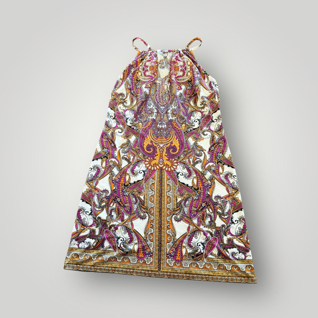 Paisley Halter Dress INC Size Large