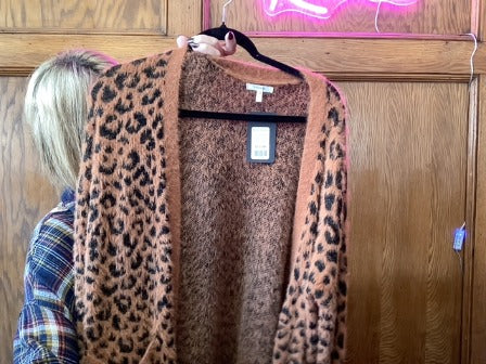 Animal Print Maurice’s Women-Cardigans/Kimono
