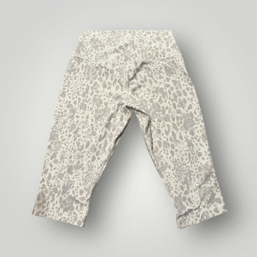 Lululemon Wunder Under Crop Leggings Animal Print Size 12
