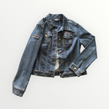 Harley Davidson Denim Jacket Medium