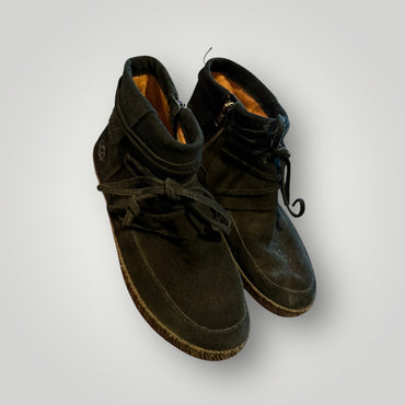 UGG Black Suede Ankle Boots Size 7