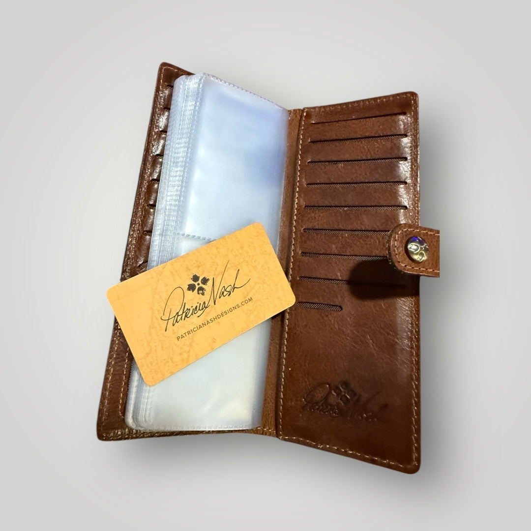 Patricia Nash Floral Leather Wallet