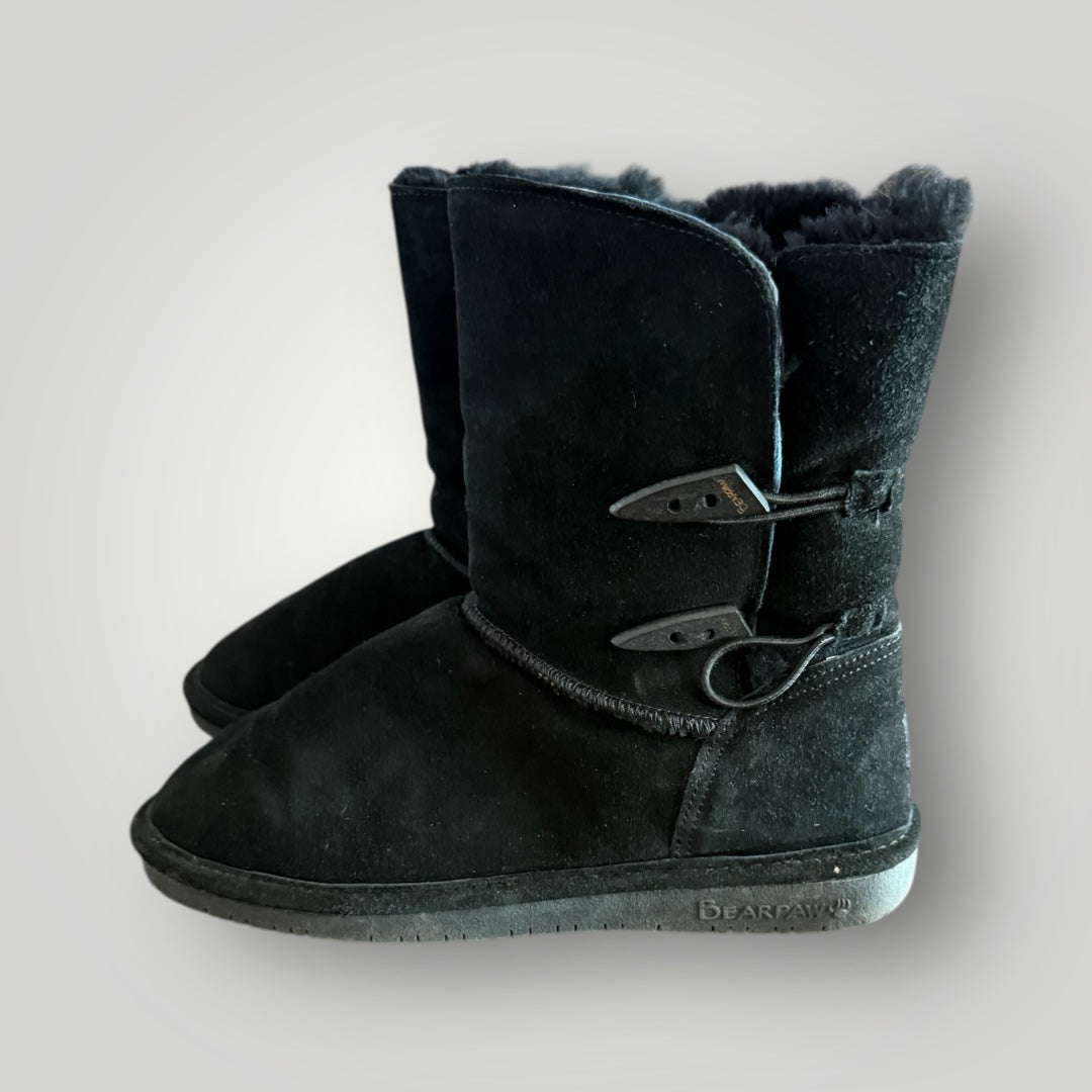 Bearpaw Suede Mid Calf Boots Size 9