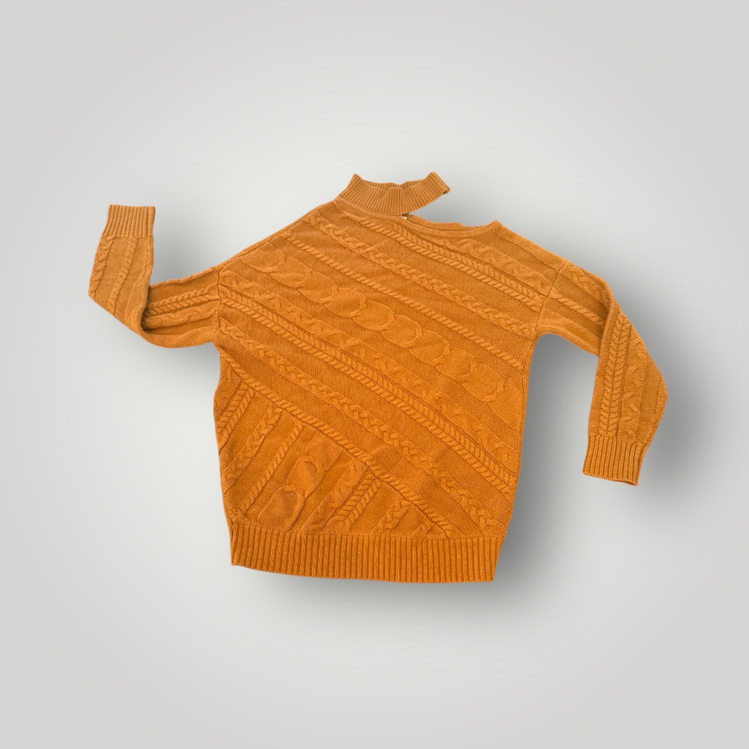 Maurices Mustard Cable Knit Sweater Size Small