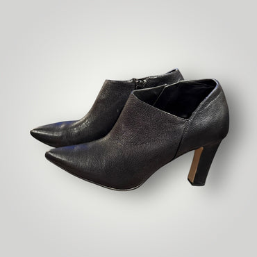 Black Leather Booties Cole Haan Size 6.5