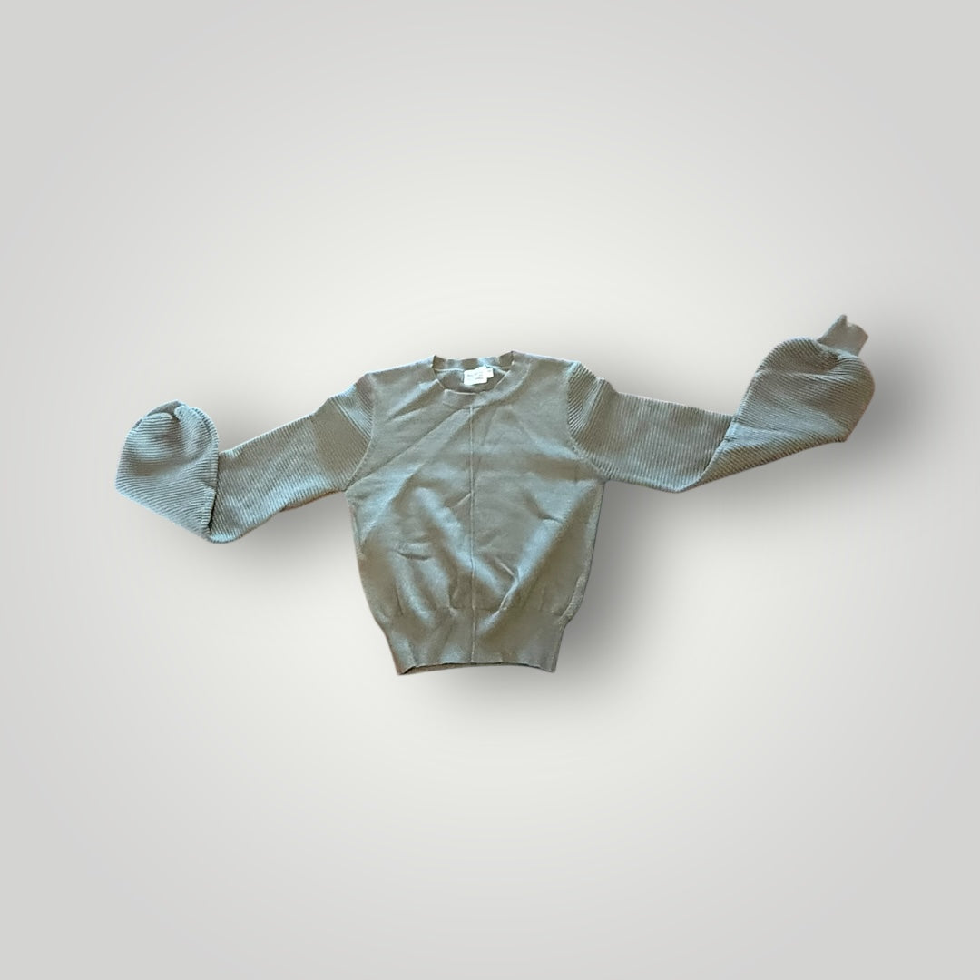 Express Olive Green High Low Tunic Sweater Size XS