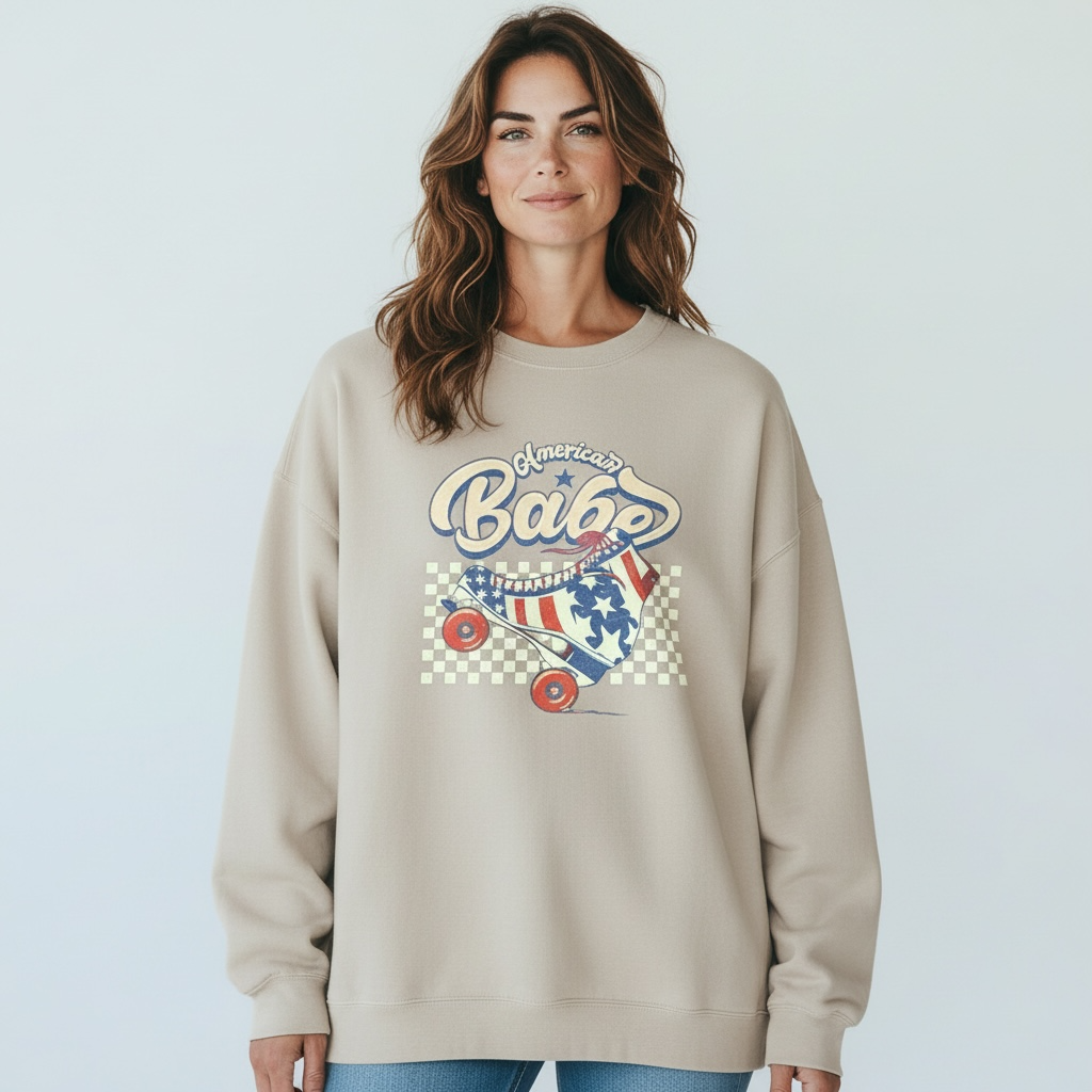 American Babe Graphic Sweatshirt