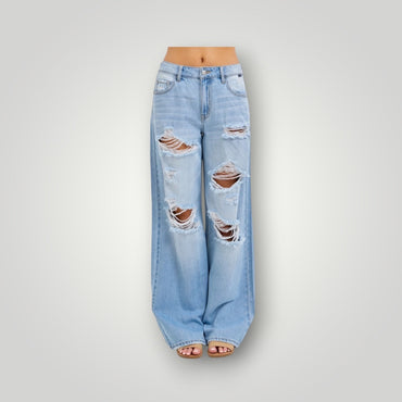 Light Denim Cello Women-Bottoms, 3