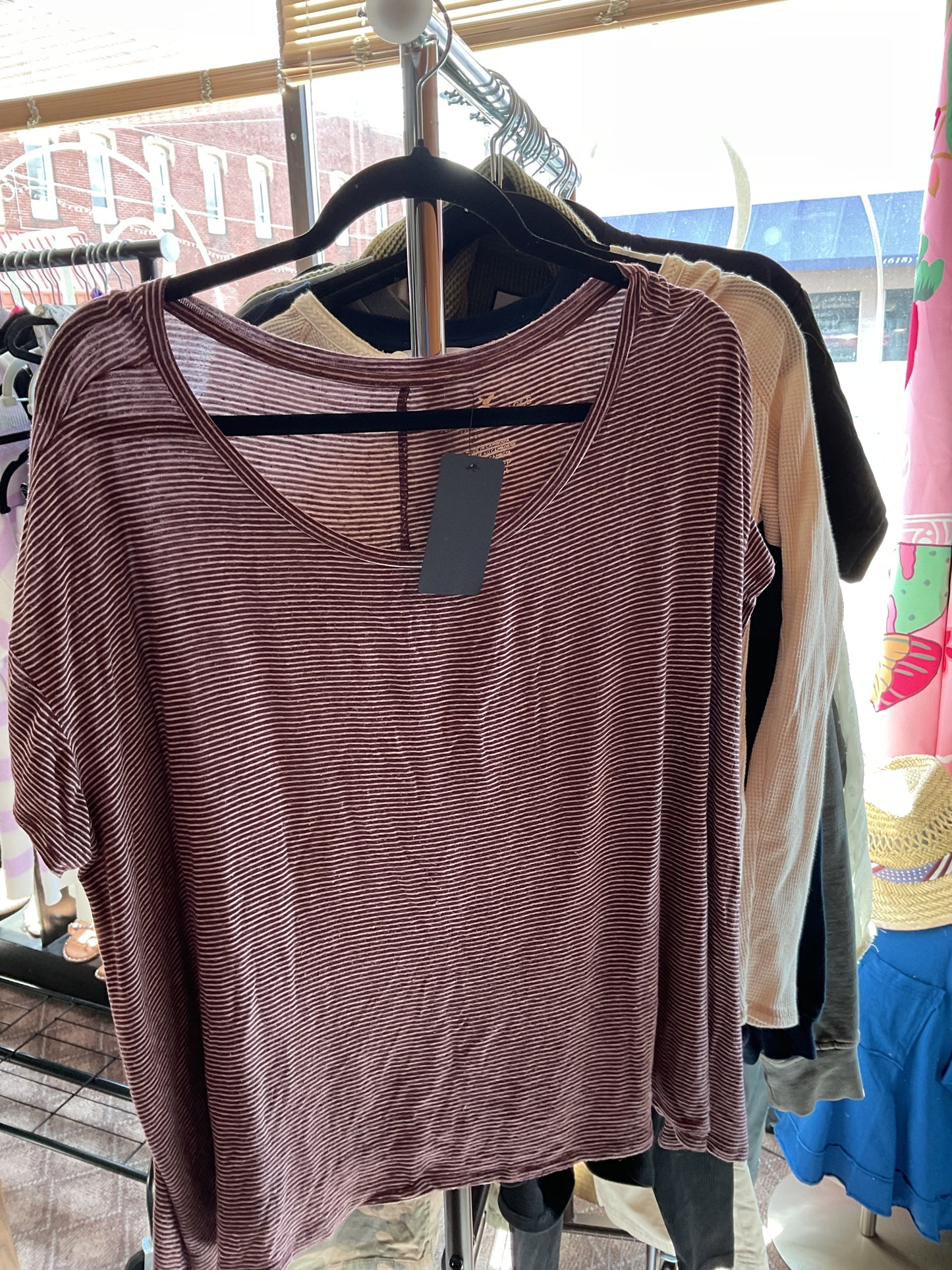 Maroon American Eagle Women-Tops, XS