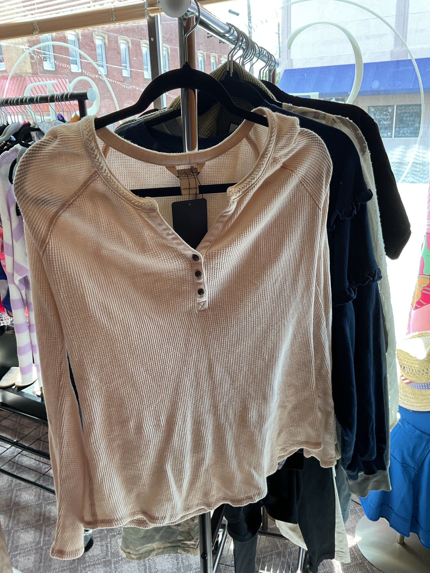 Cream Lucky Brand Women-Tops, Large