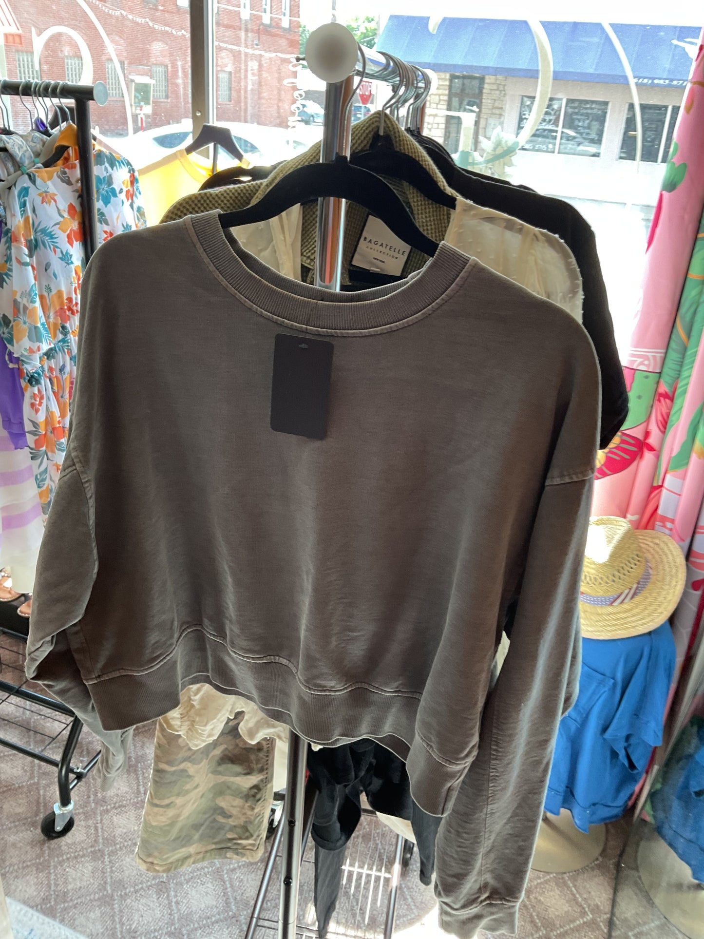 Blue Lazy Sunday Women-Tops, Large