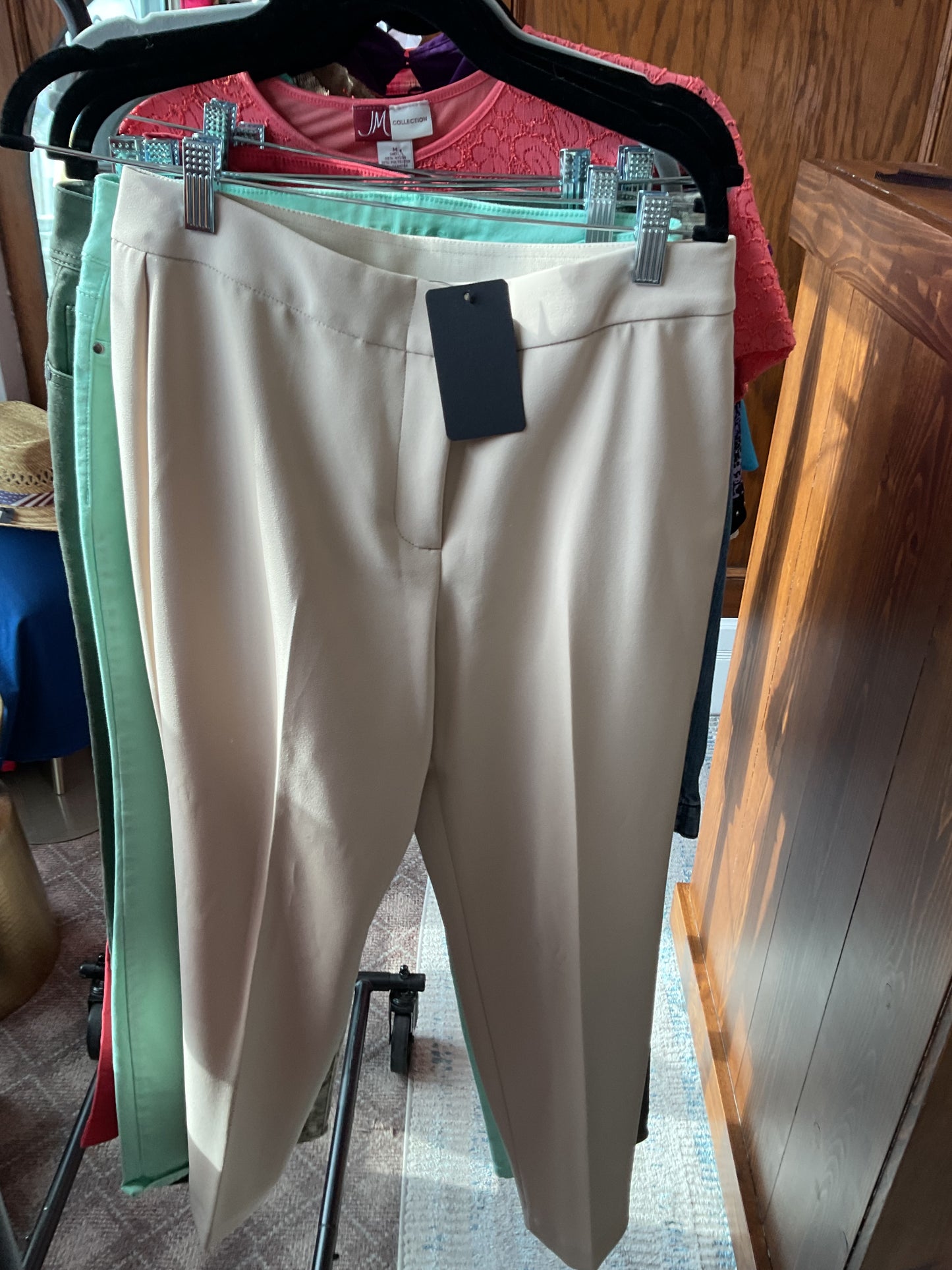 cream Investment Petites Women-Bottoms, 6PR