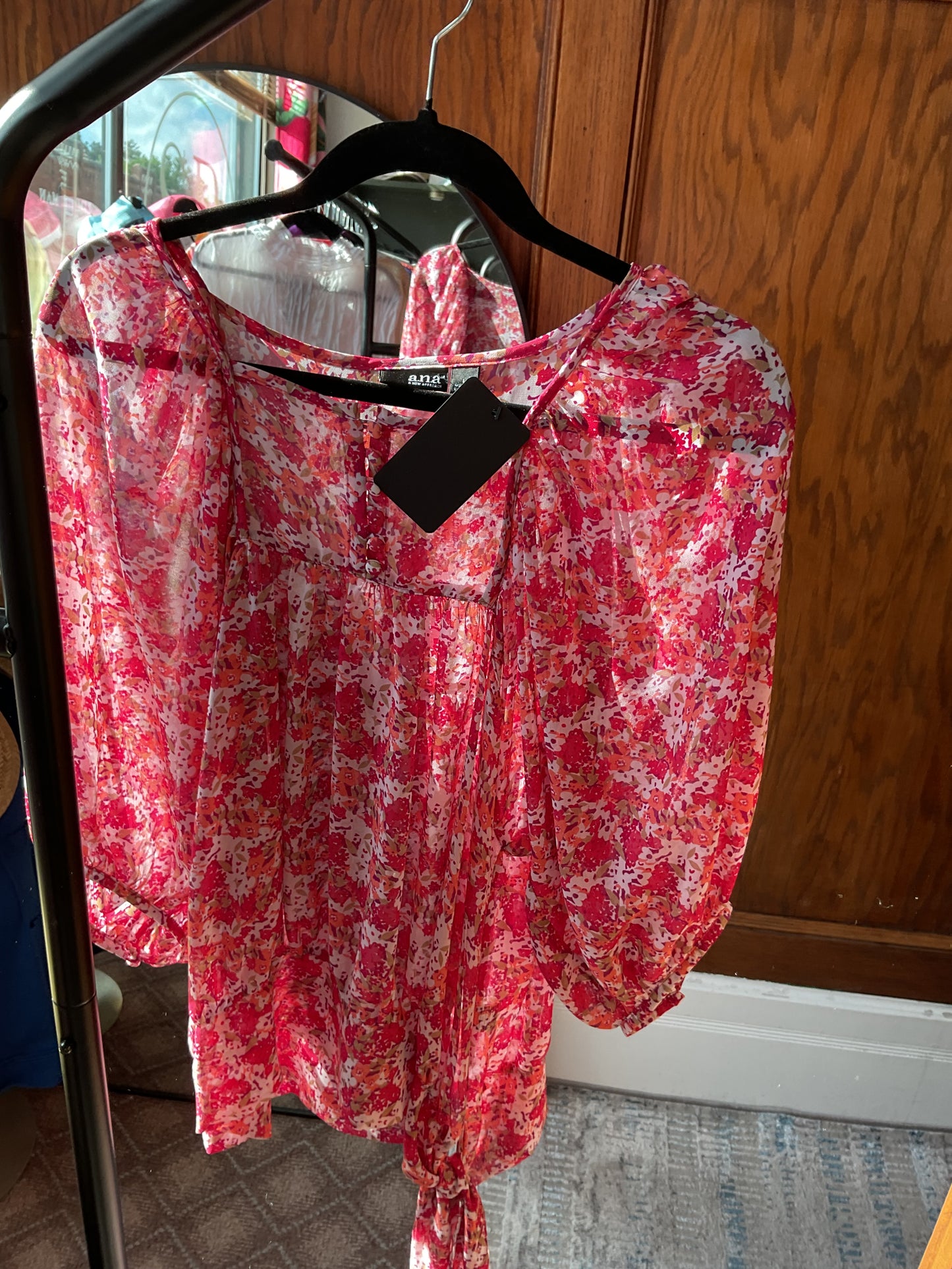 Floral a.n.a. Women-Tops, Large