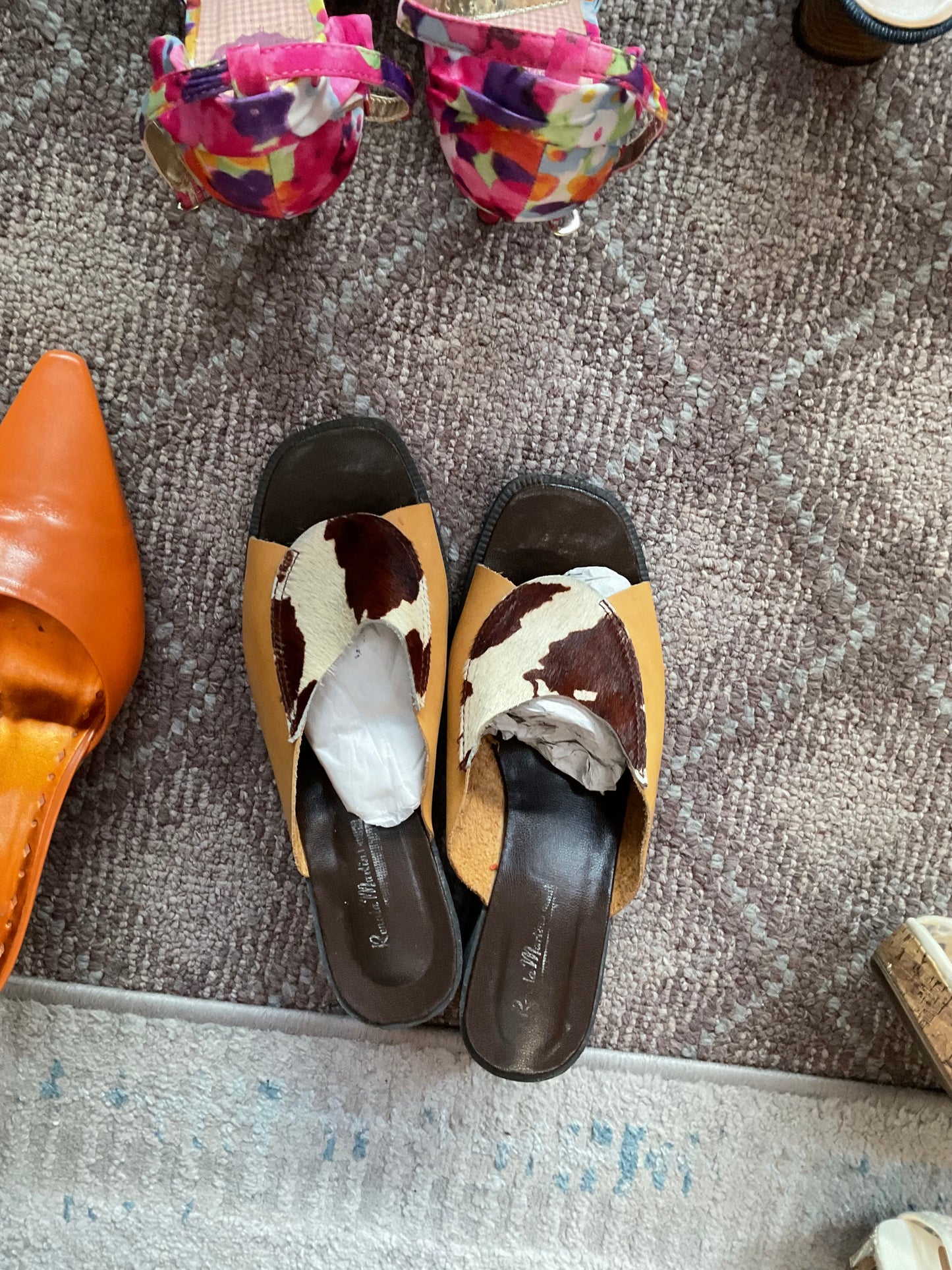 cow Renita Martin sandals