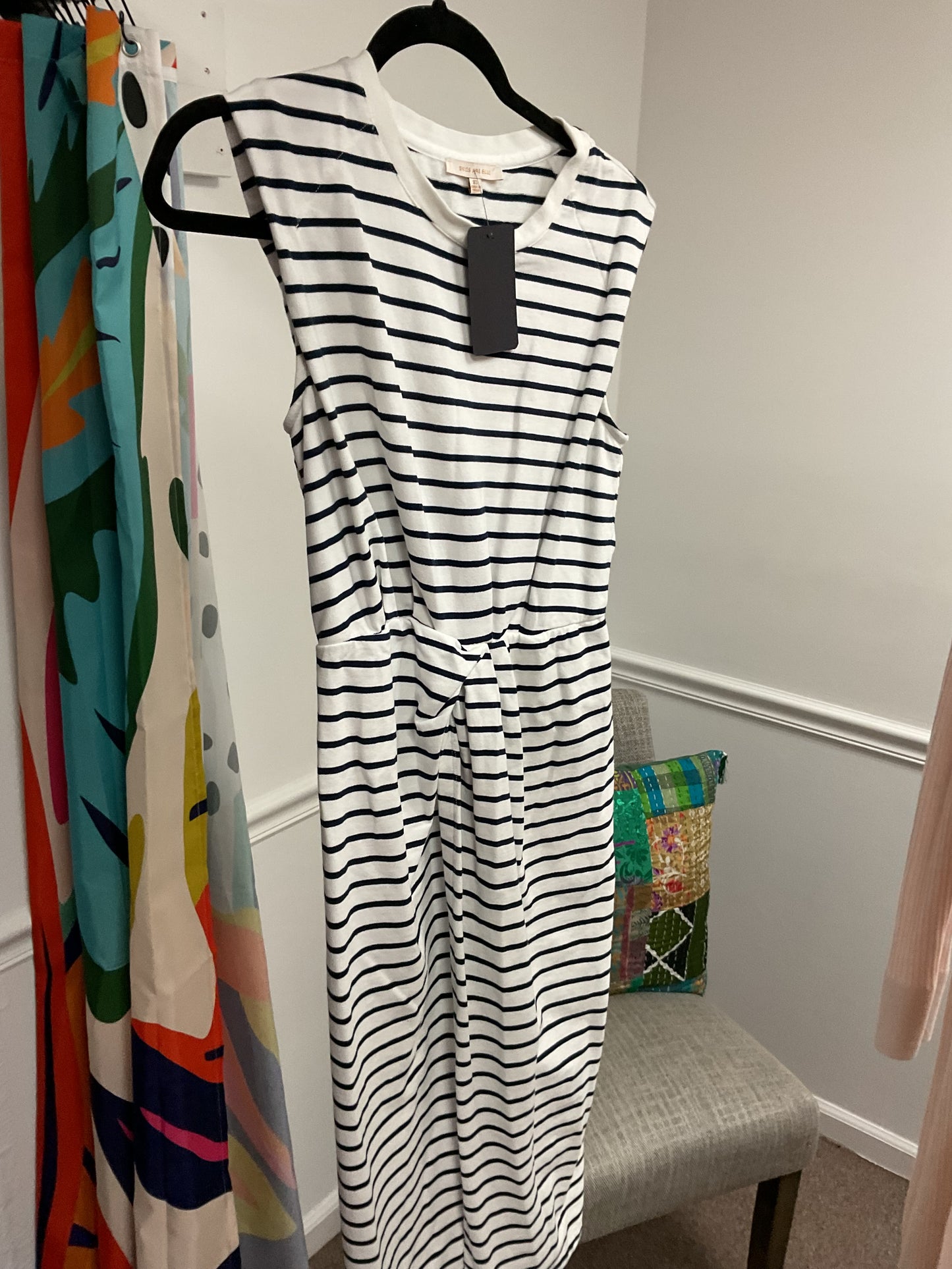 navy/white Skies Are Blue Women-Dresses/Rompers, XS