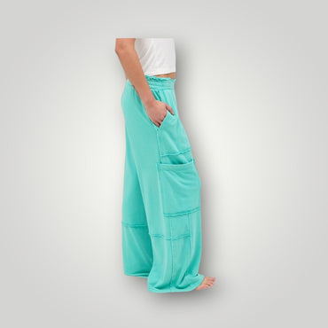 Turquoise Hyfve Women-Bottoms, Large