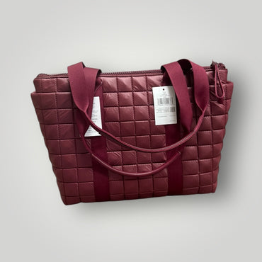 Burgundy / Wine Kate Spade Quilted Tote Bag New With Tags