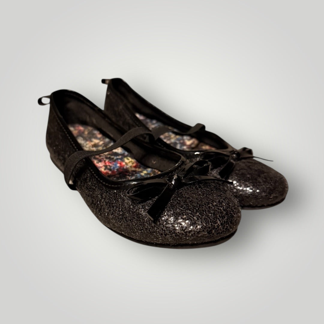Faded Glory Talbots Sparkle Ballet Flats, 11
