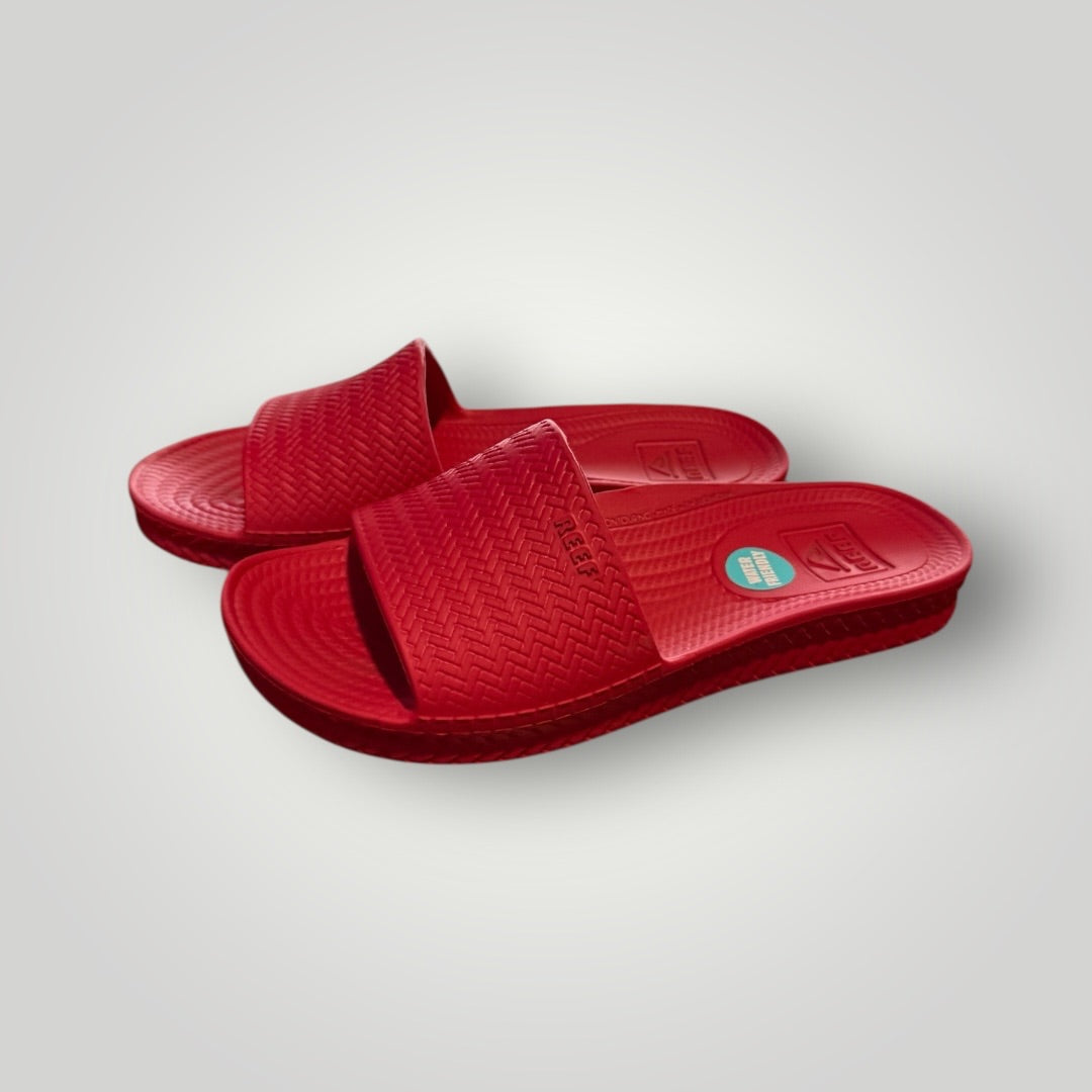 Red Reef Red Slide Sandals, 4