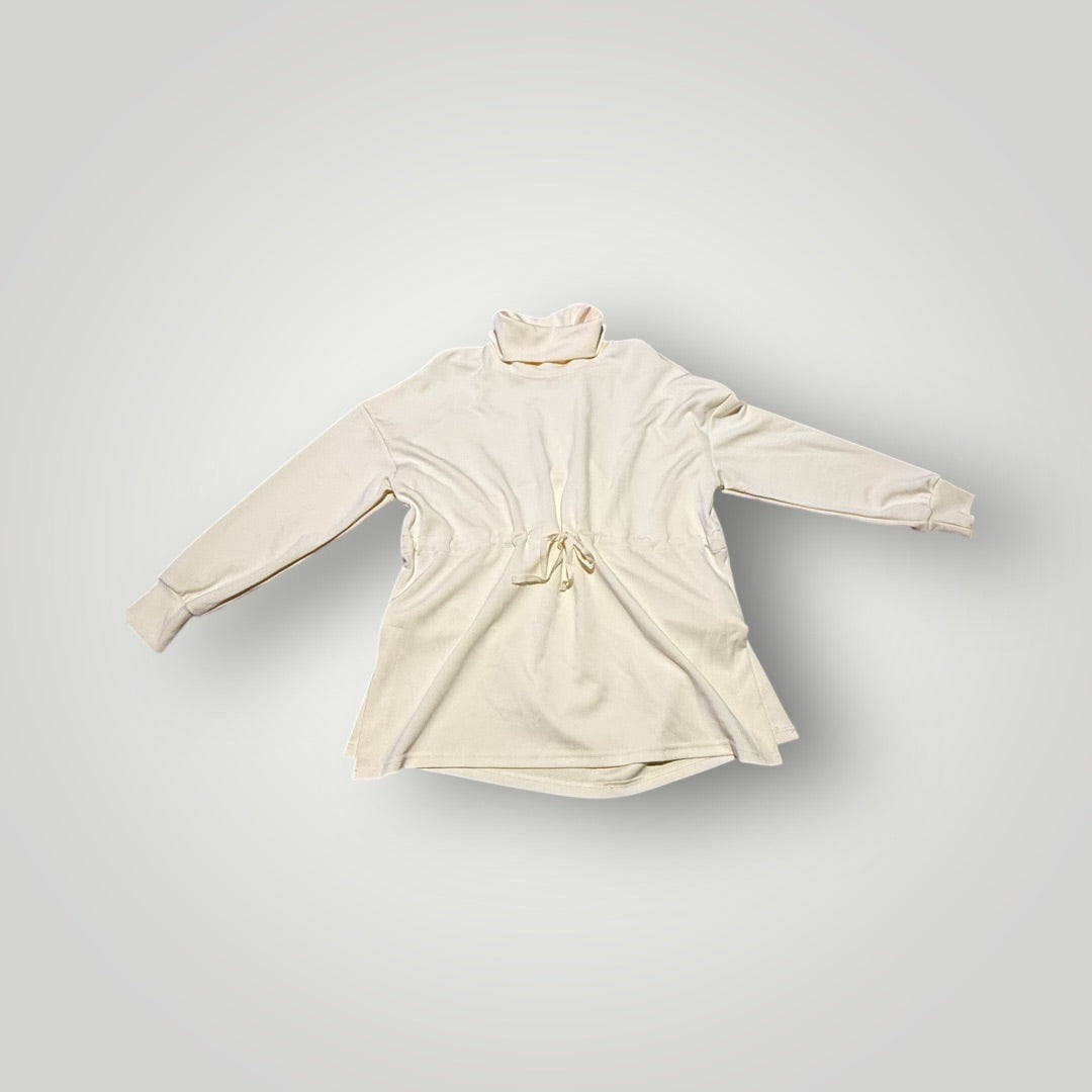 Cream / Ivory P Cill Striped Knit Crewneck Sweater, Small