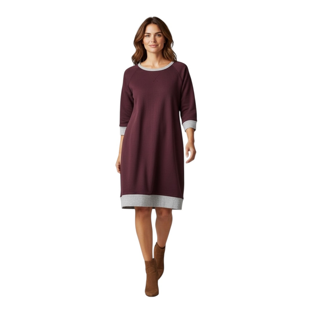 Maroon/Grey J. Crew Women-Dresses/Rompers, Extra Small