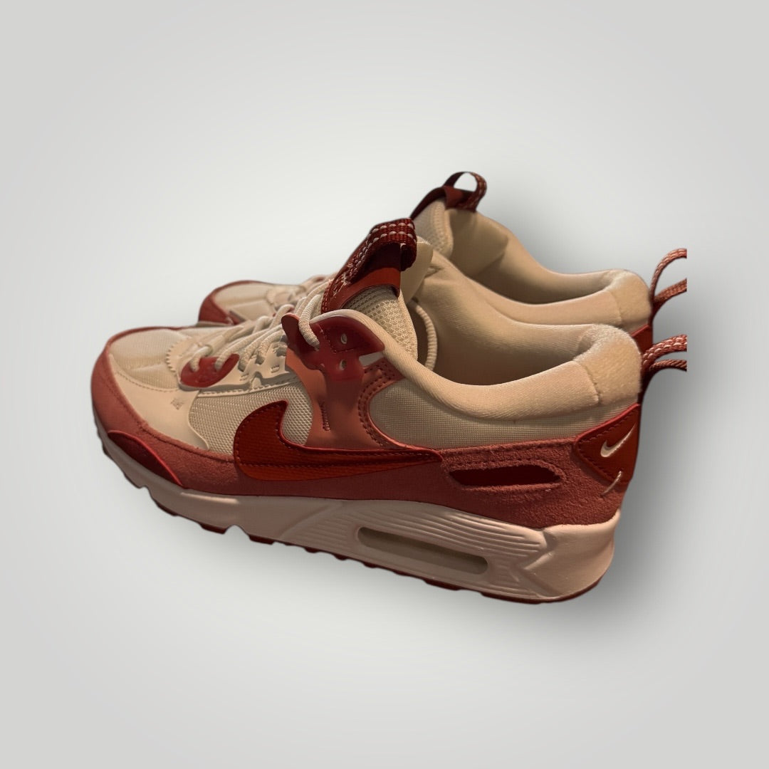 Blush / Cream / White Nike Air Max Mid Sneakers, 6.5