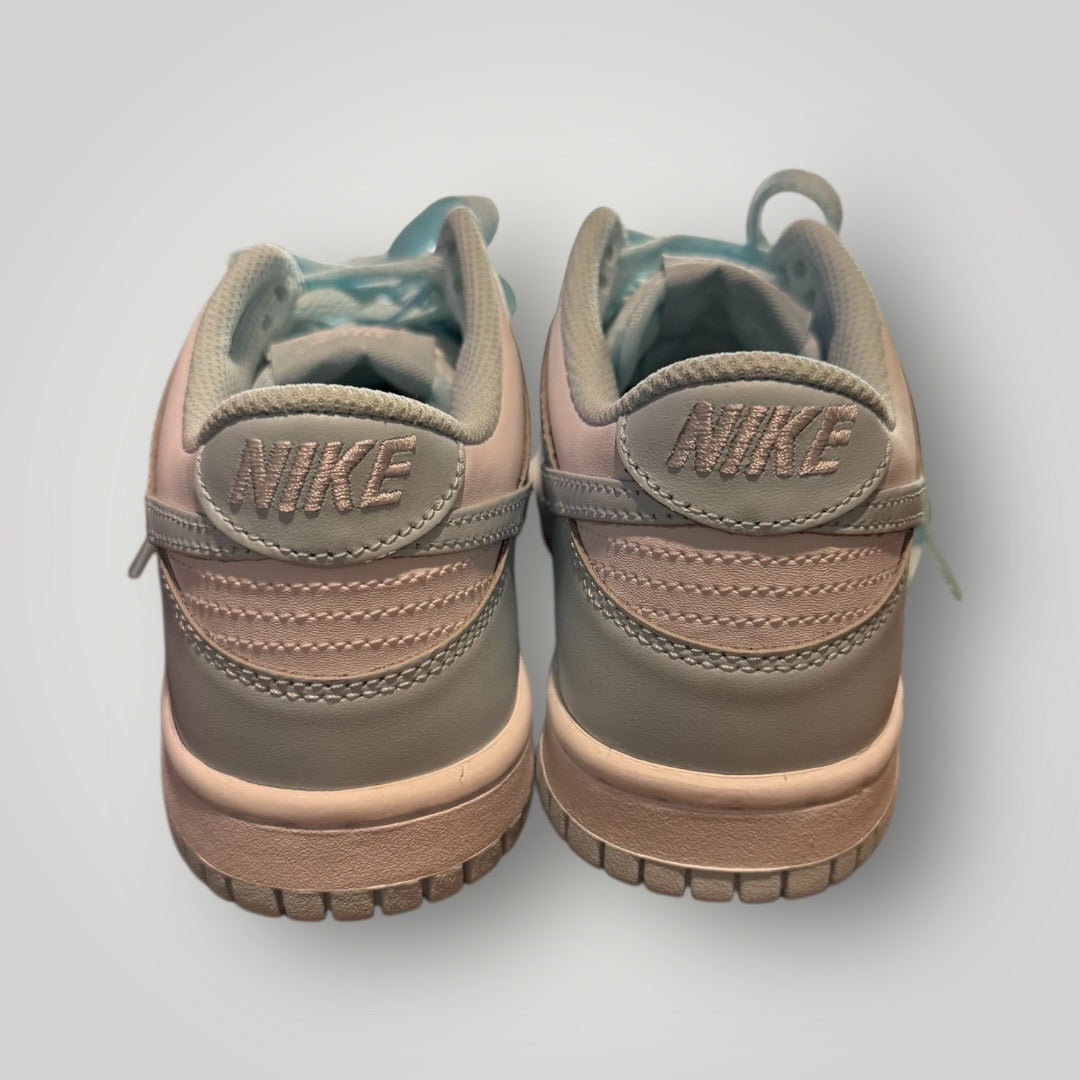 Baby Blue/White Nike Low-Top Sneakers, 5.5 Youth