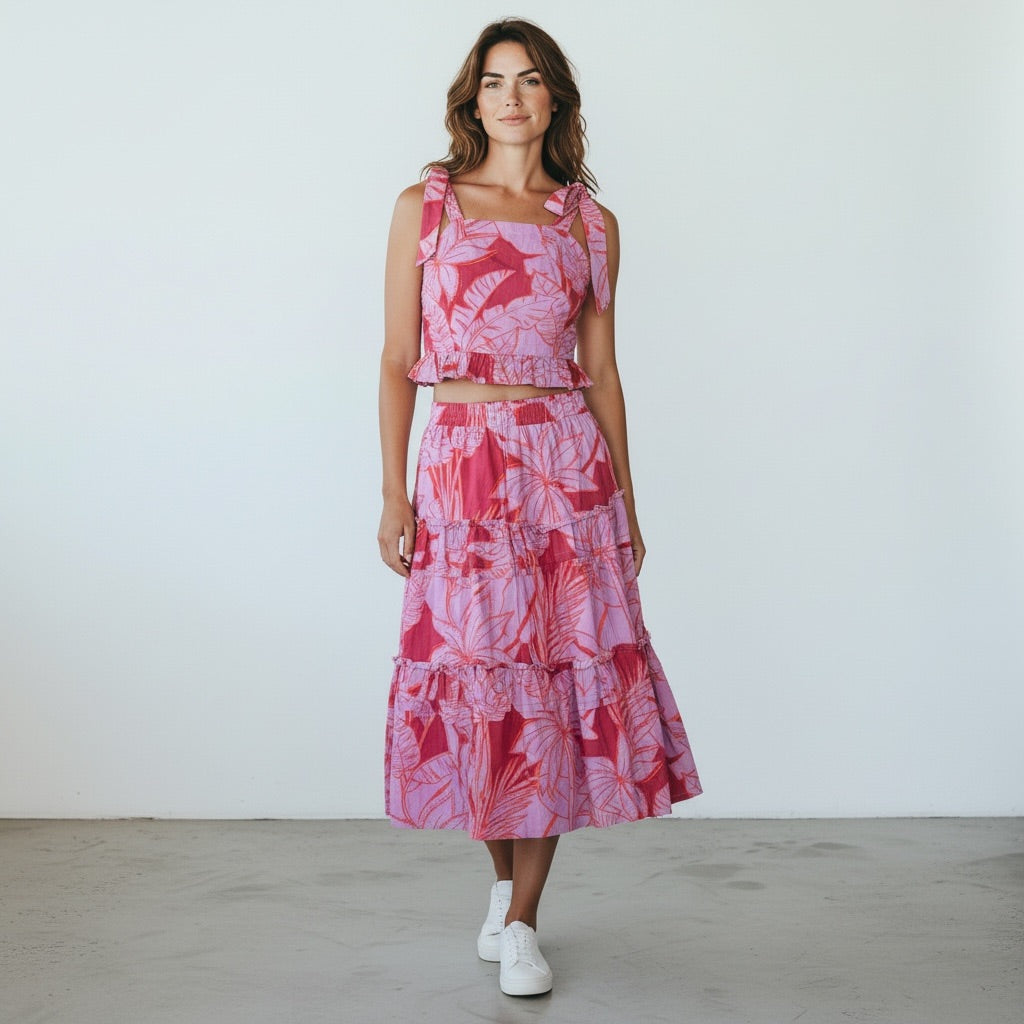 Pink/Lavender floral Pinch Women-Dresses/Rompers, Small