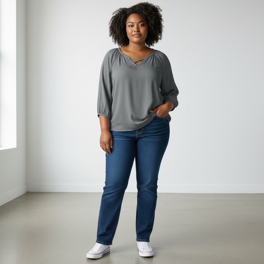 Dark Gray Maurice’s Women-Tops, XL