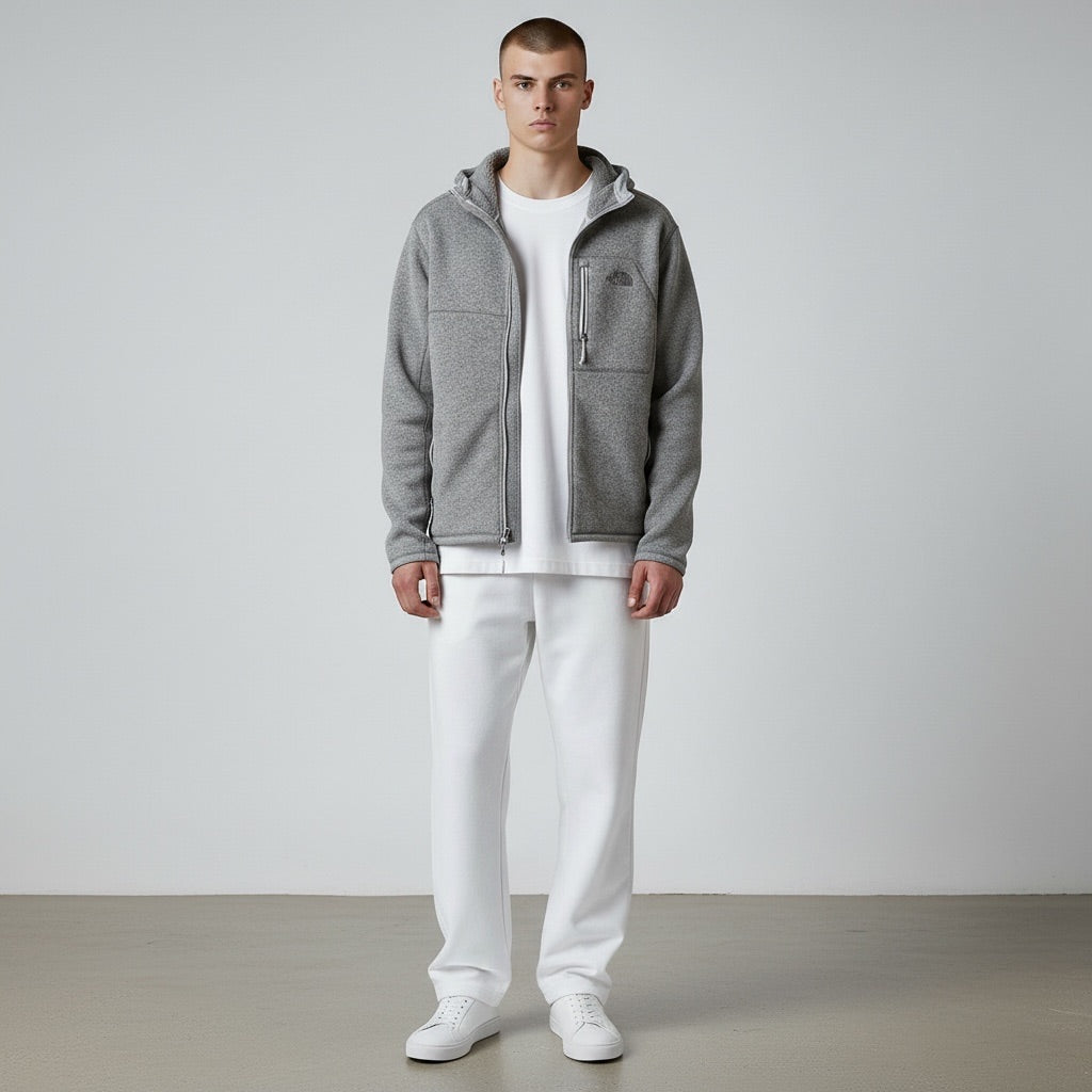 Grey The North Face Men-Outerwear, Large