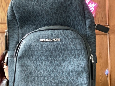 Blue Michael Kors Women-backpack, Medium