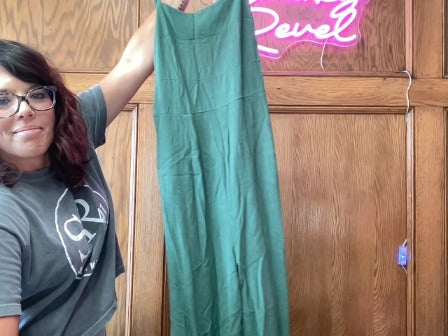 Green No Brand Romper, Large