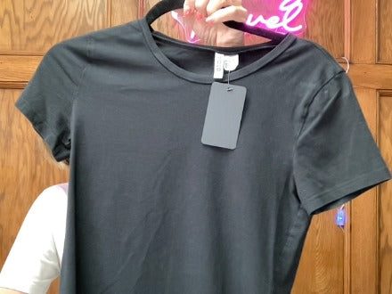 Black Divided Women-Tops, Medium