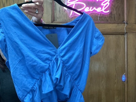 blue FancyInn Women-Tops, Medium