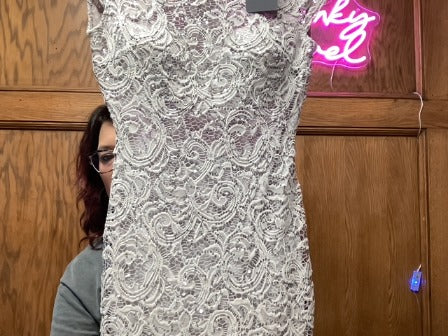 Gray Windsor dress, Small