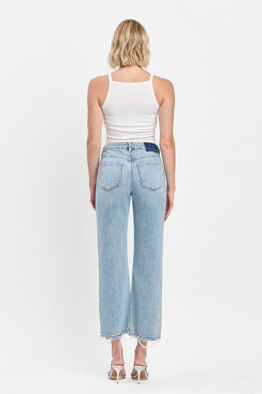 Lovervet 90's Super High rise Ankle Slim Wide Jeans