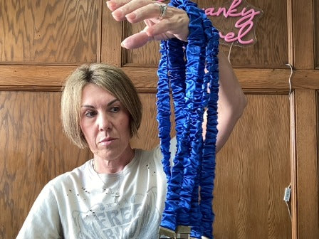 Blue Lanyard Women-Accessories/Purses