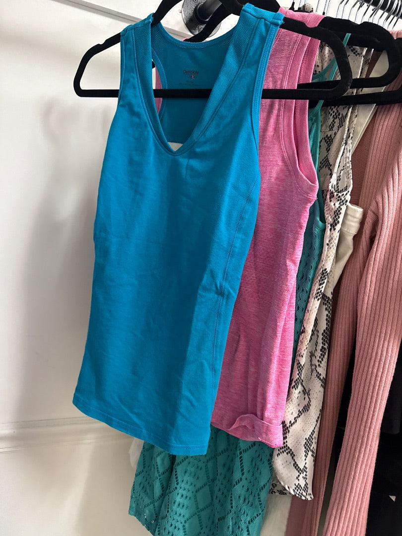 Blue Danskin Women-Tops, Small