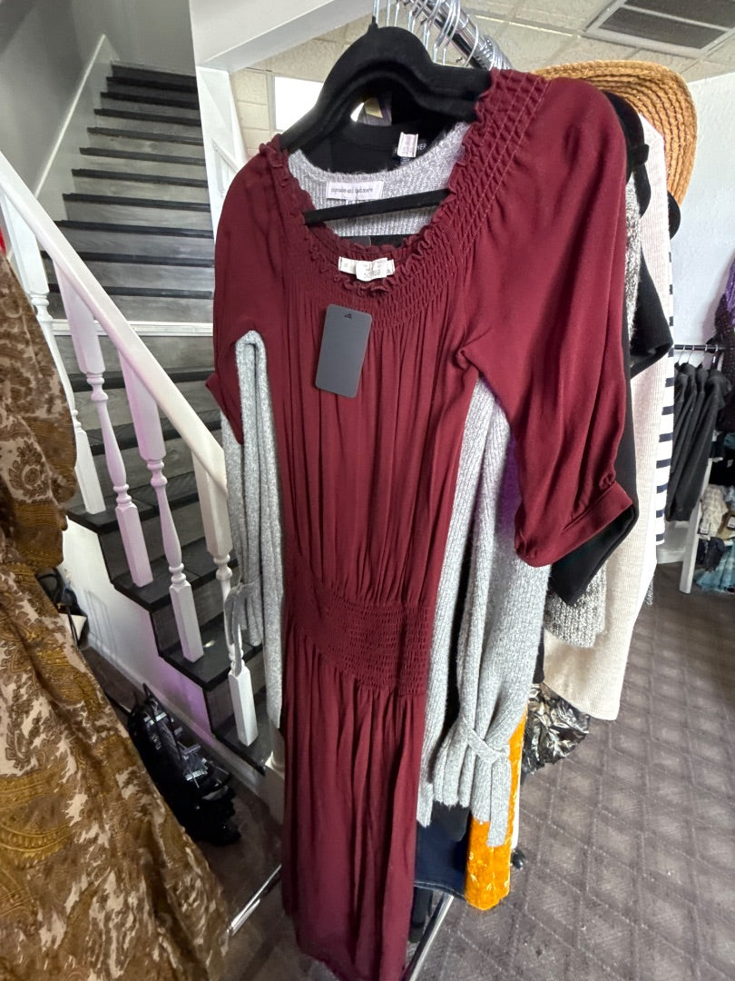 Maroon Still Water Women-Dresses/Rompers, XS